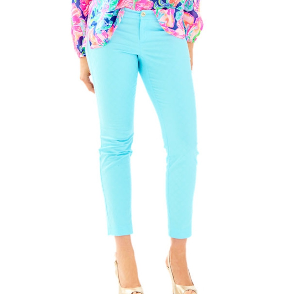 29" KELLY TEXTURED ANKLE LENGTH SKINNY PANT
